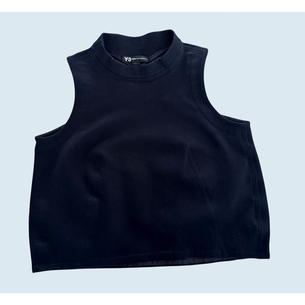 ADIDAS x Yoshi Yamamoto Racerback  Sleeveless Black Top Shirt Size M - Picture 3 of 8